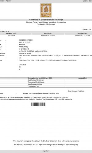 Trade licence receipt-2023-2024 Trade licence receipt-2023-2024